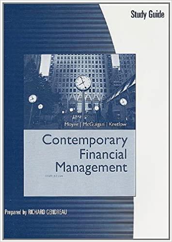 contemporary financial management 10th edition james r mcguigan, r charles moyer, william j kretlow