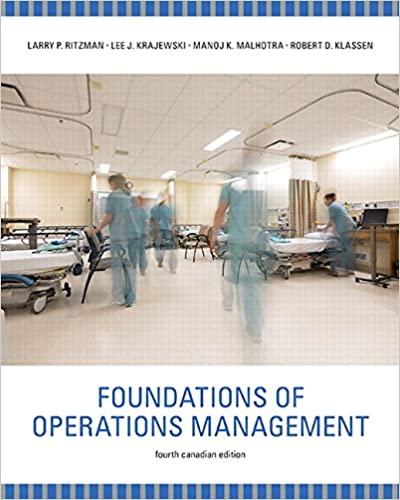 Foundations Of Operations Management