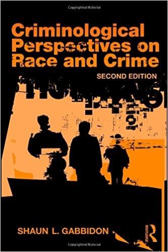 criminological perspectives on race and crime 2nd edition shaun l gabbidon 0415874246, 9780415874243