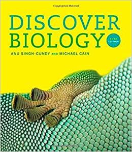 discover biology 5th edition anu singh cundy, michael l cain 0393935701, 9780393935707