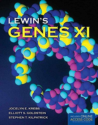 lewins genes xi 11th edition jocelyn e krebs, elliott s goldstein, stephen t kilpatrick 1449659853,