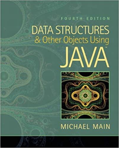 data structures and other objects using java 4th edition michael main 0132576244, 978-0132576246