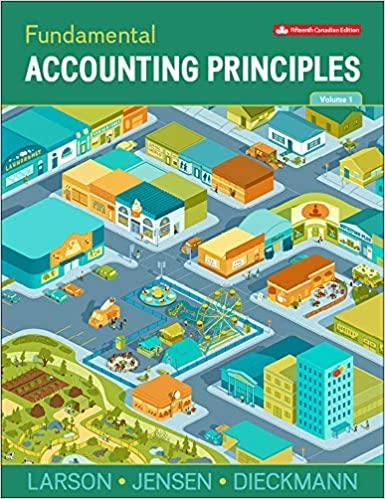 fundamental accounting principles volume 1 15th canadian edition kermit larson, tilly jensen, heidi dieckmann