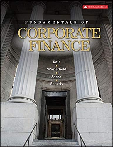 fundamentals of corporate finance 6th canadian edition stephen ross, randolph westerfield, bradford jordan,
