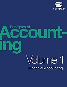 Principles Of Accounting Volume 1 Financial Accounting