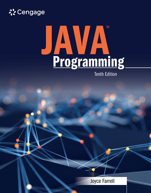java programming 10th edition joyce farrell 0357673425, 9780357673423