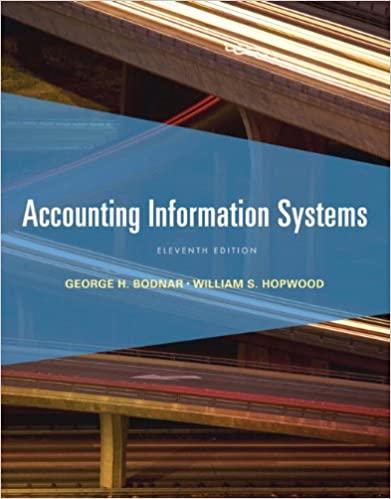 accounting information systems 11th edition george h. bodnar, william s. hopwood 0132871939, 978-0132871938