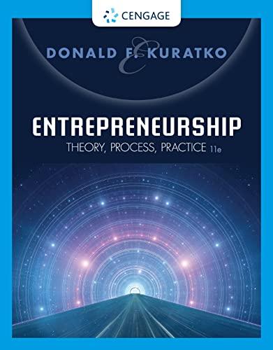 entrepreneurship theory process practice 11th edition donald f. kuratko 0357033892, 978-0357033890