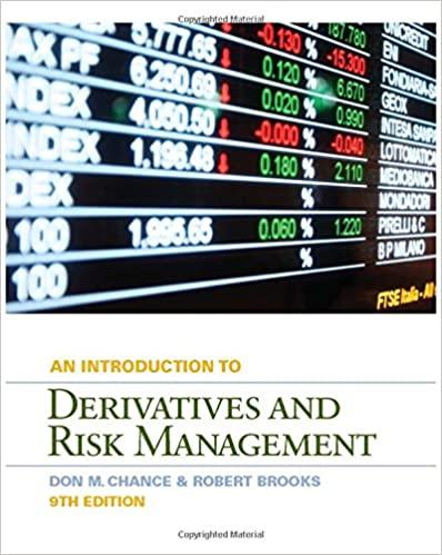 introduction to derivatives and risk management 9th edition robert brooks, don m chance 1133190197,