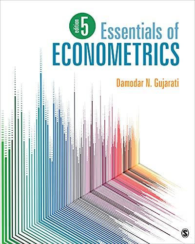 essentials of econometrics 5th edition damodar n. gujarati 1071850393, 978-1071850398