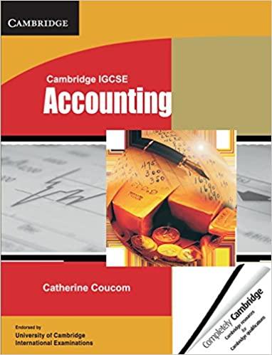cambridge igcse accounting students book 1st edition catherine coucom 185065879x, 978-1107625327
