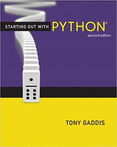 starting out with python 2nd edition tony gaddis 0132576376, 9780132576376