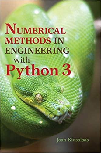 numerical methods in engineering with python 3rd edition jaan kiusalaas 1107033853, 9781107033856