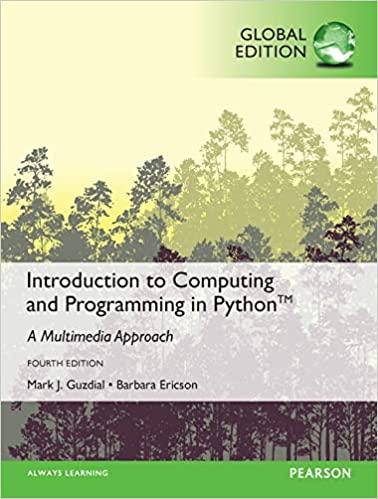 introduction to computing and programming in python global edition 4th edition barbara ericson 1292109866,