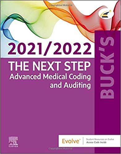 buck's the next step advanced medical coding and auditing 1st edition elsevier 0323762778, 978-0323762779
