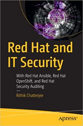 red hat and it security with red hat ansible red hat openshift and red hat security auditing 1st edition