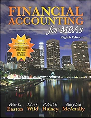 financial accounting for mbas 8th edition peter easton, robert halsey, mary lea mcanally, john wild