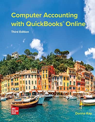 computer accounting with quickbooks online 3rd edition donna kay 1264127278, 9781264127276