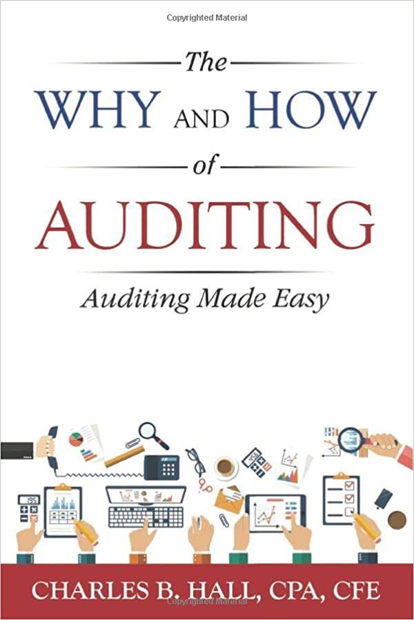 the why and how of auditing auditing made easy 1st edition charles b. hall 0578519739, 978-0578519739