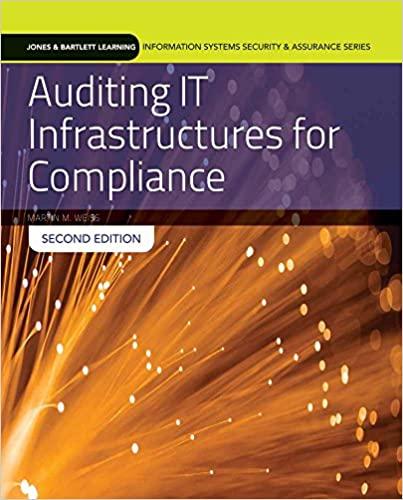 auditing it infrastructures for compliance 2nd edition martin weiss, michael g. solomon 1284090701,