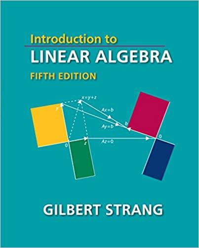 introduction to linear algebra 5th edition gilbert strang 0980232775, 978-0980232776
