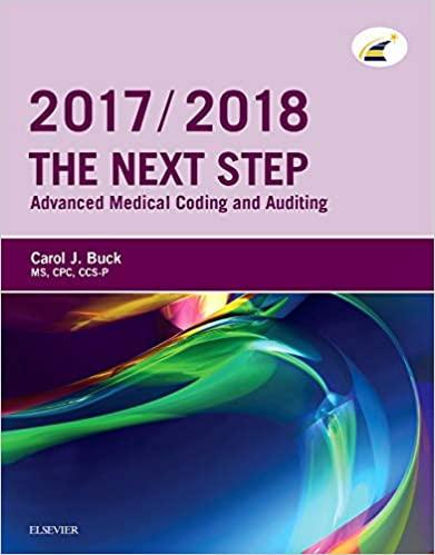 the next step advanced medical coding and auditing 1st edition carol j. buck 0323430775, 978-0323430777