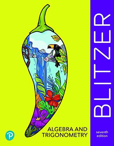 algebra and trigonometry 7th edition robert f. blitzer 0136922171, 978-0136922179