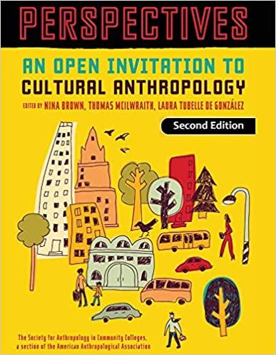 perspectives an open invitation to cultural anthropology 2nd edition nina brown, thomas mcilwraith, laura