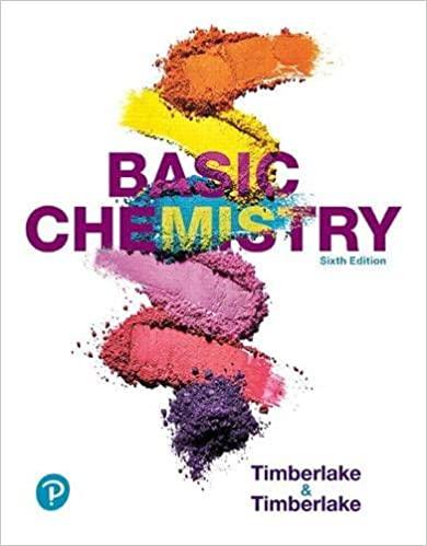 basic chemistry 6th edition karen timberlake, william timberlake 0134878116, 978-0134878119