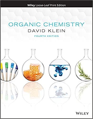organic chemistry 6th edition david r. klein 1119659590, 978-1119659594