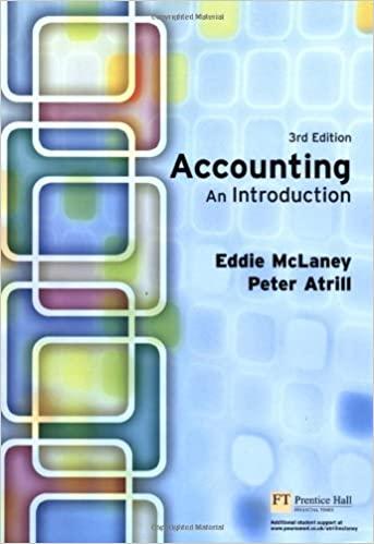 accounting an introduction 3rd edition eddie mclaney, peter atrill 0273688227, 978-0273688228