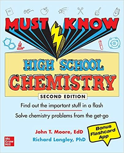 must know high school chemistry 2nd edition john moore, richard langley 1264286171, 978-1264286171