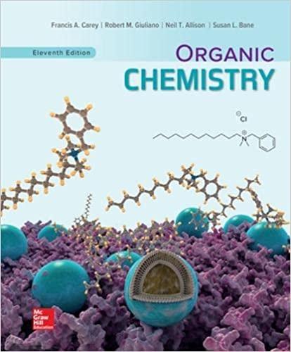 organic chemistry 11th edition robert giuliano, francis carey 1260148920, 978-1260148923