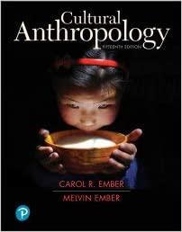 cultural anthropology 15th edition carol ember, melvin ember 0134732839, 978-0134732831