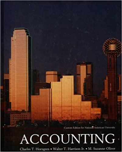 accounting custom edition for national american university 9th edition charles t. horngren, walter t.