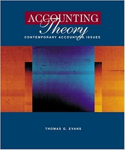 accounting theory 1st edition contemporary accounting issues 9780324107845
