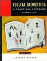 college accounting a practical approach chapters 1-15 7th edition jeffrey slater 0130954888, 978-0130954886