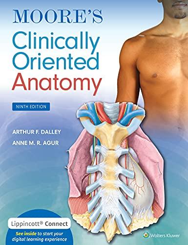 moore's clinically oriented anatomy 9th edition arthur f. dalley, anne m. r. agur 1975154061, 978-1975154066