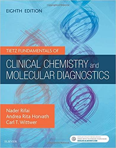 tietz fundamentals of clinical chemistry and molecular diagnostics 8th edition nader rifai phd 0323530443,