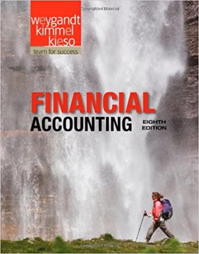 financial accounting 8th edition jerry j. weygandt, paul d. kimmel, donald e. kieso, j. mather 0470929383,
