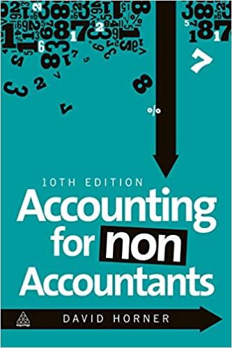 accounting for non-accountants 10th edition david horner 0749472812, 978-0749472818