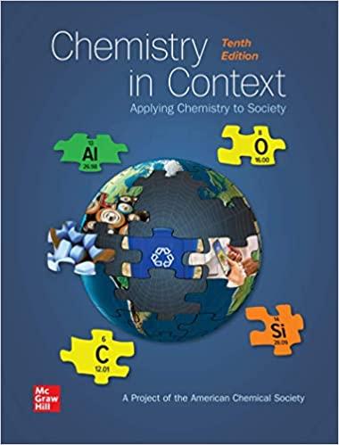 chemistry in context 10th edition american chemical society 1260240843, 978-1260240849