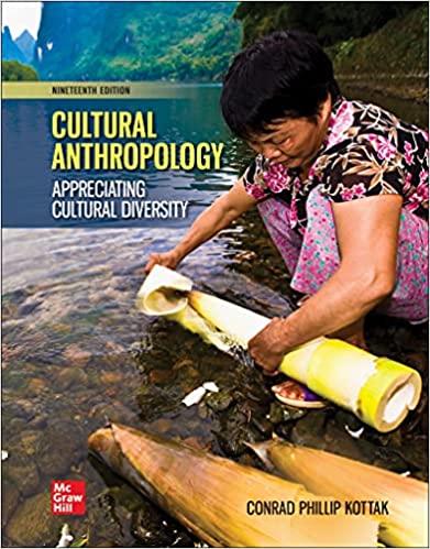 cultural anthropology 19th edition conrad kottak 1260259277, 978-1260259278