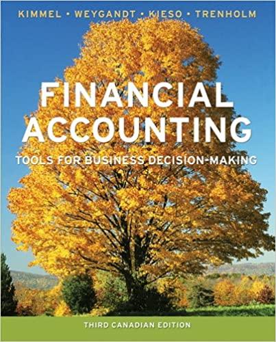 financial accounting tools for business decision making 3rd canadian edition paul d. kimmel 0470836792,