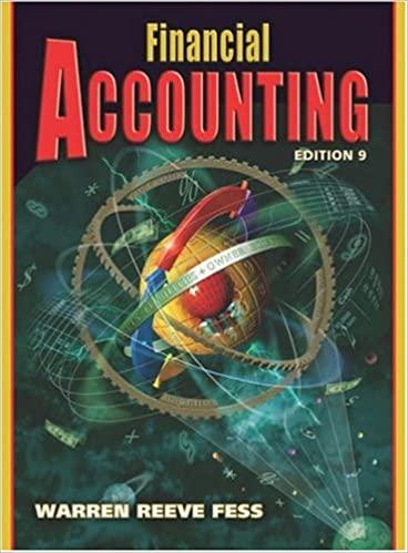 financial accounting 9th edition dr carl s. warren, dr james m. reeve, philip e. fess 032418803x,
