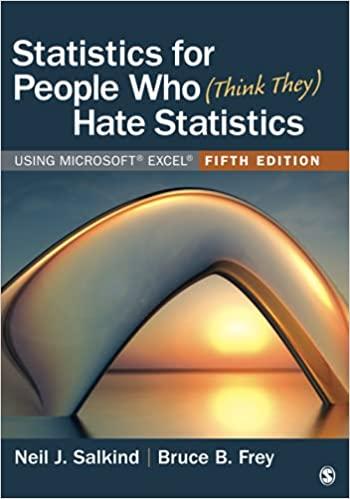 statistics for people who think they hate statistics 5th edition neil j. salkind, bruce b. frey 1071803883,