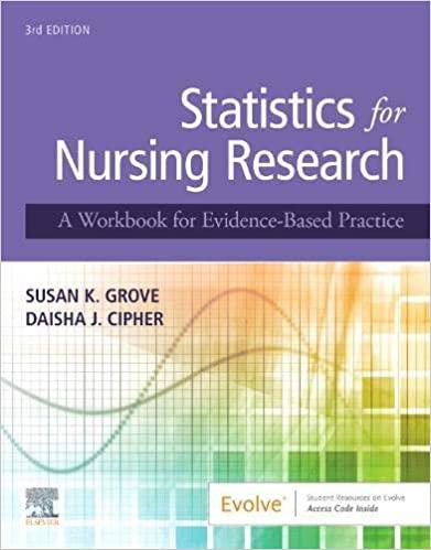 statistics for nursing research 3rd edition susan k. grove, daisha j. cipher 0323654118, 978-0323654111