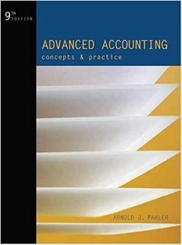 advanced accounting concepts and practice 9th edition arnold j. pahler 0324233531, 978-0324233537