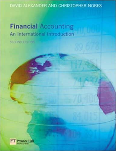 financial accounting an international introduction 2nd edition david alexander 9780273685203