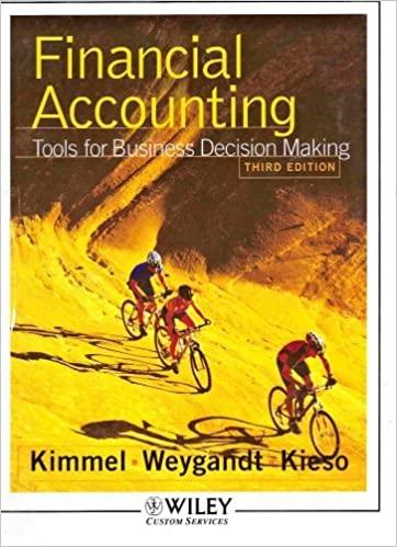 financial accounting tools for business decision making 3rd edition paul d. kimmel, jerry j. weygandt, donald